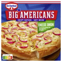 Dr. Oetker Big Americans pizza cheese onion