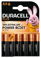 Duracell Plus AA-alkaline batterijen MN1500