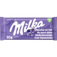 Een afbeelding van Milka Chocoladereep alpenmelk