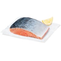Een afbeelding van AH Zalm op huid