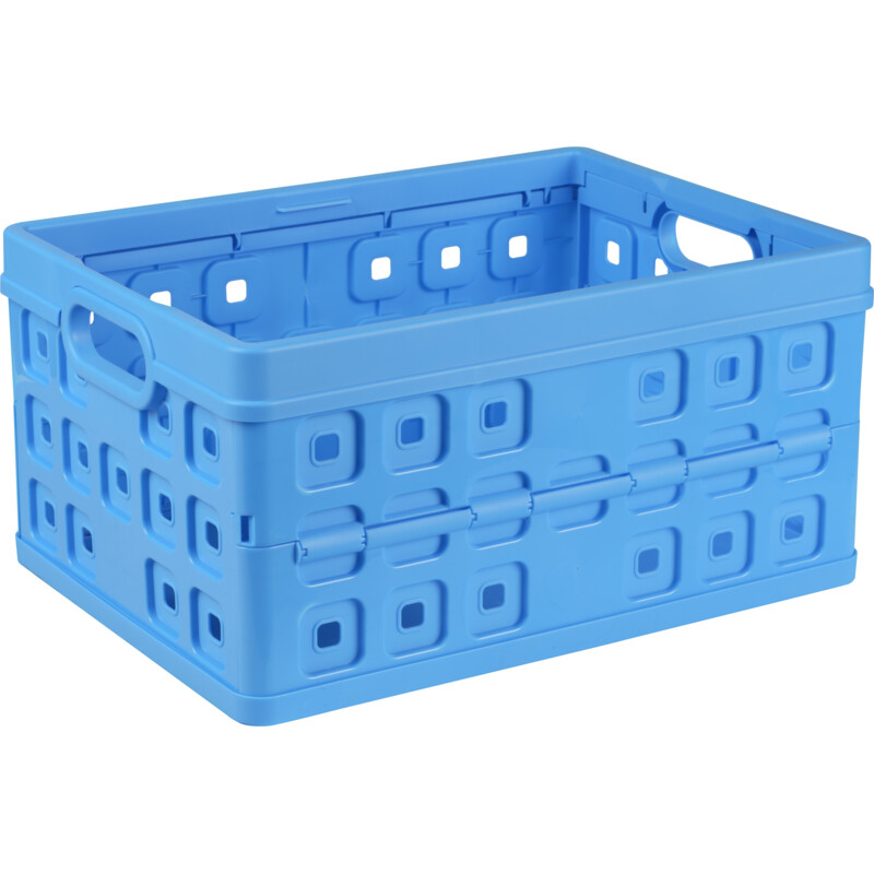 Een afbeelding van AH Klapkrat blauw 32liter