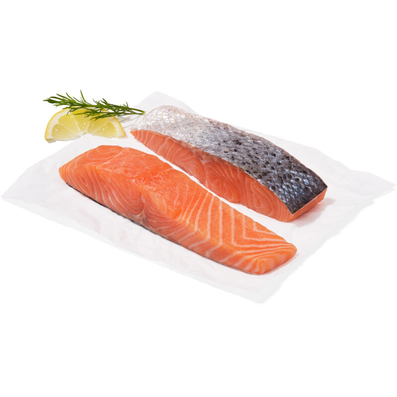 Een afbeelding van AH Zalmfilet op huid