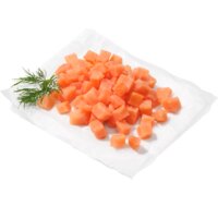 Een afbeelding van AH Gerookte zalmblokjes