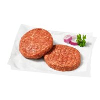 Een afbeelding van AH Rund- en varkensburger met rundereiwit