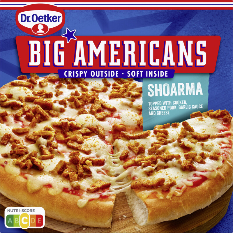 Een afbeelding van Dr. Oetker Big Americans shoarma