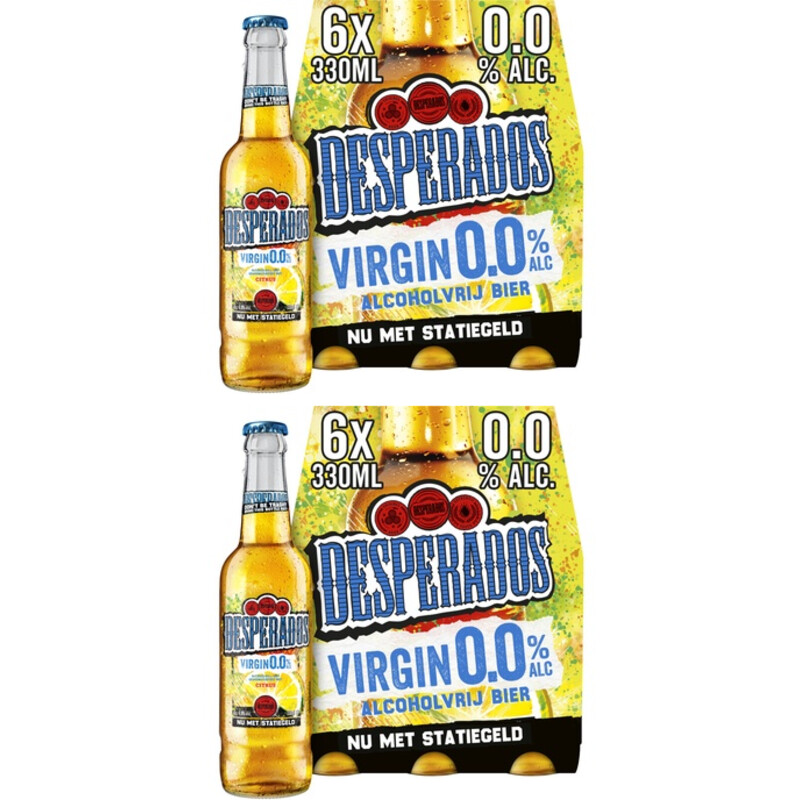 Een afbeelding van Desperados Virgin 0.0 bier 12-pack
