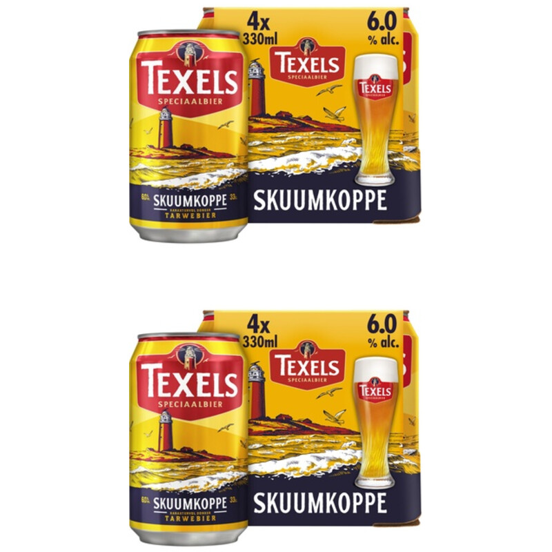 Een afbeelding van Texels Skuumkoppe speciaalbier 8-pack