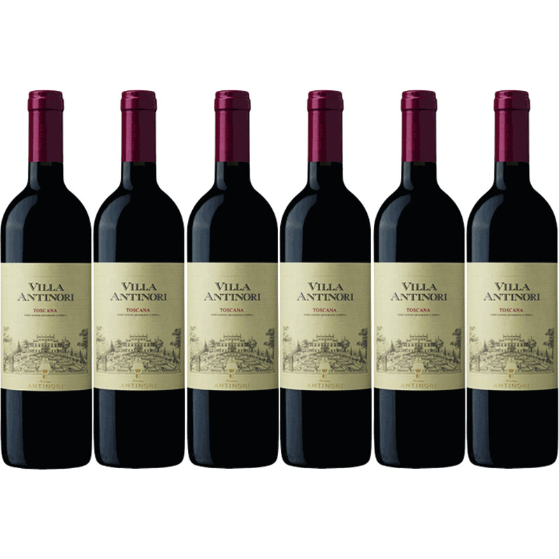 Een afbeelding van Antinori Villa antinori rosso Toscana 6 flessen