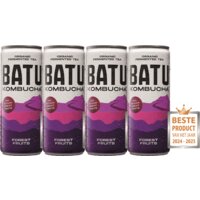 Een afbeelding van Batu Kombucha forest fruits 4-pack