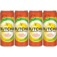 Een afbeelding van Butcha Ginger lemongrass & green tea 0% 4-pack