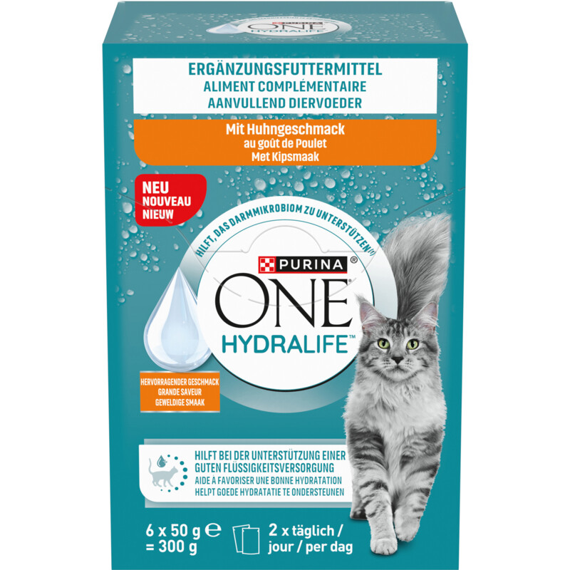 Een afbeelding van Purina ONE Hydralife met kipsmaak