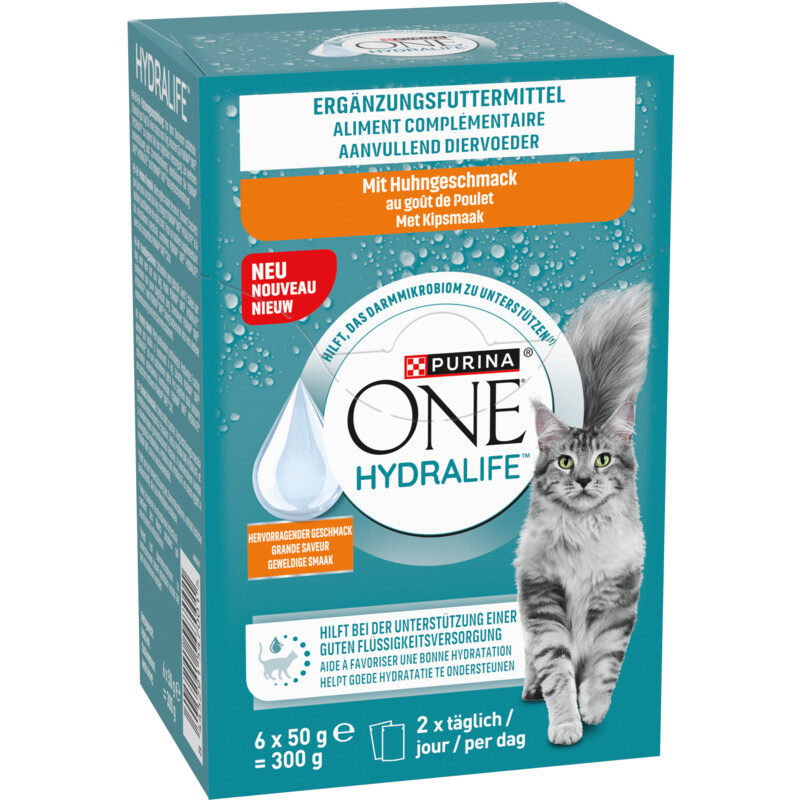 Een afbeelding van Purina ONE Hydralife met kipsmaak