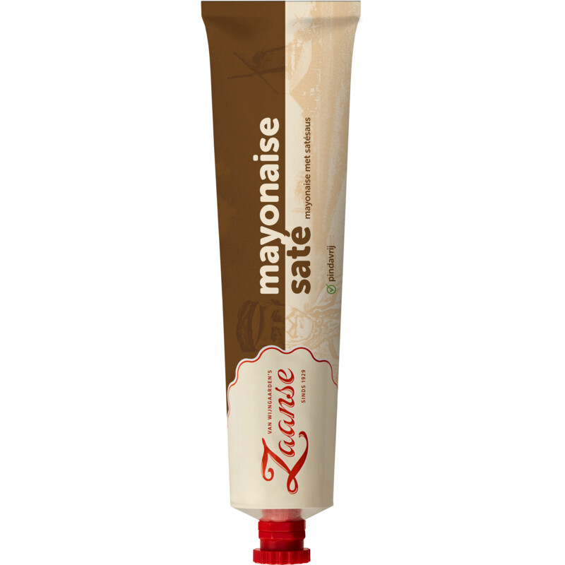 Een afbeelding van Van Wijngaarden's Zaanse mayonaise met satésaus