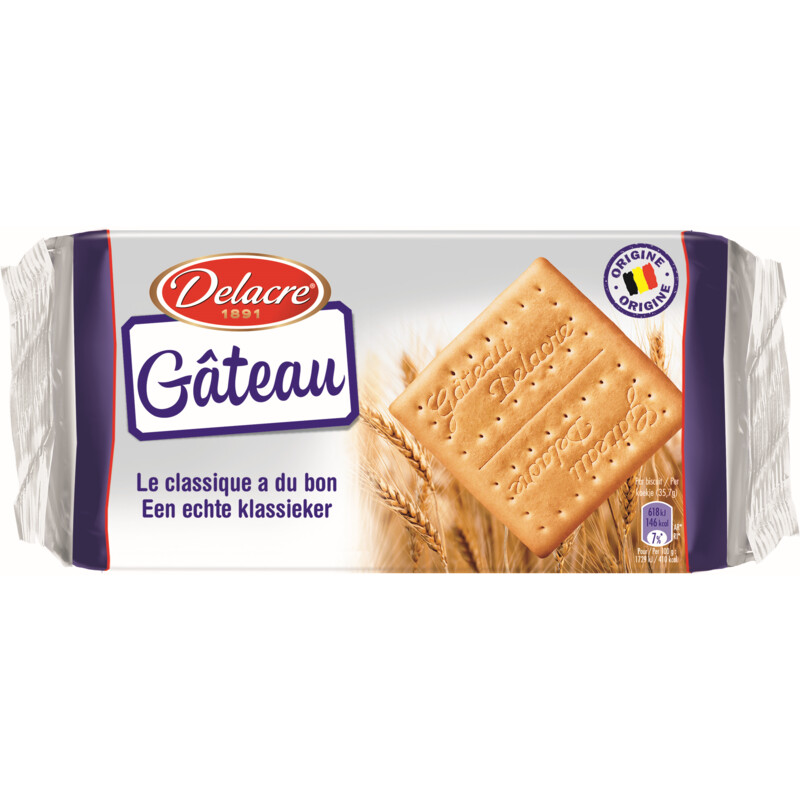 Een afbeelding van Delacre Gateau een echte klassieker bel