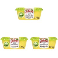Een afbeelding van Johma 100% plantaardige kip-kerrie 3-pack
