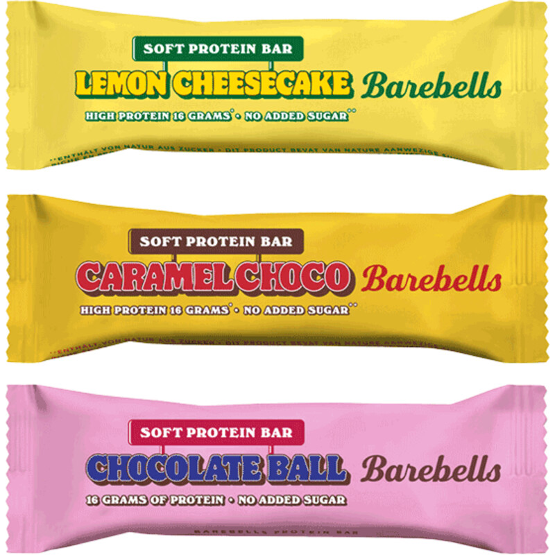 Een afbeelding van Barebells proteïnerepen combi pakket soft