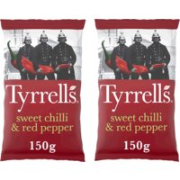 Een afbeelding van Tyrrells Sweet chilli & red pepper 2-pack