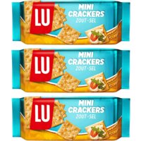 Een afbeelding van LU Mini crackers zout 3-pack
