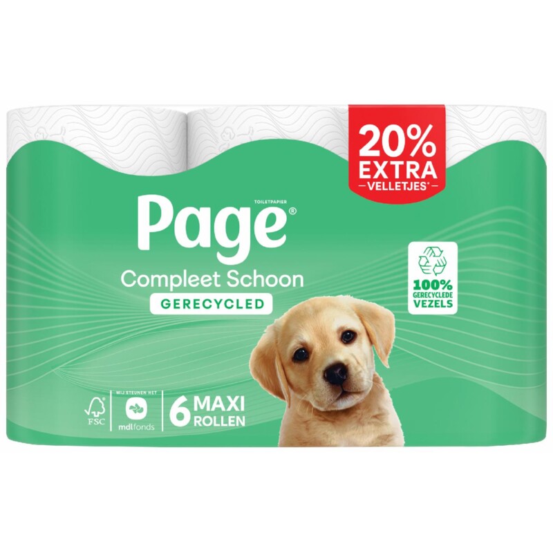 Een afbeelding van Page Compleet schoon recycled