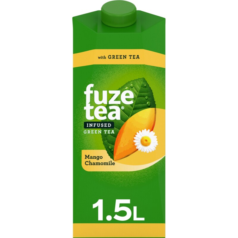 Een afbeelding van Fuze Tea Green Ice Tea Mango Chamomile