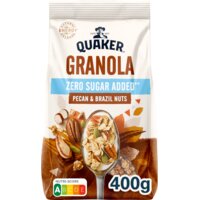 Een afbeelding van Quaker Granola zero sugar added pecan & nuts