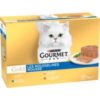 Een afbeelding van Gourmet Gold mousse met kip zalm niertjes konijn