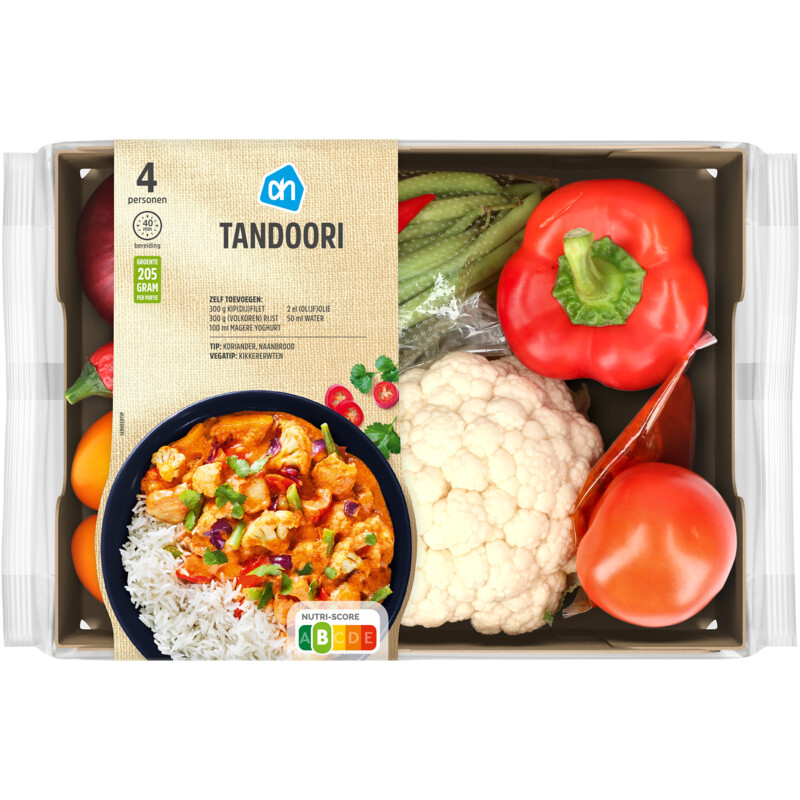 Een afbeelding van AH Indiase tandoori verspakket
