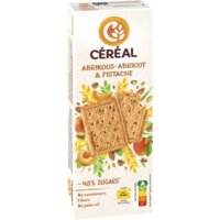 Een afbeelding van Céréal Abrikoos & pistache koek minder suikers
