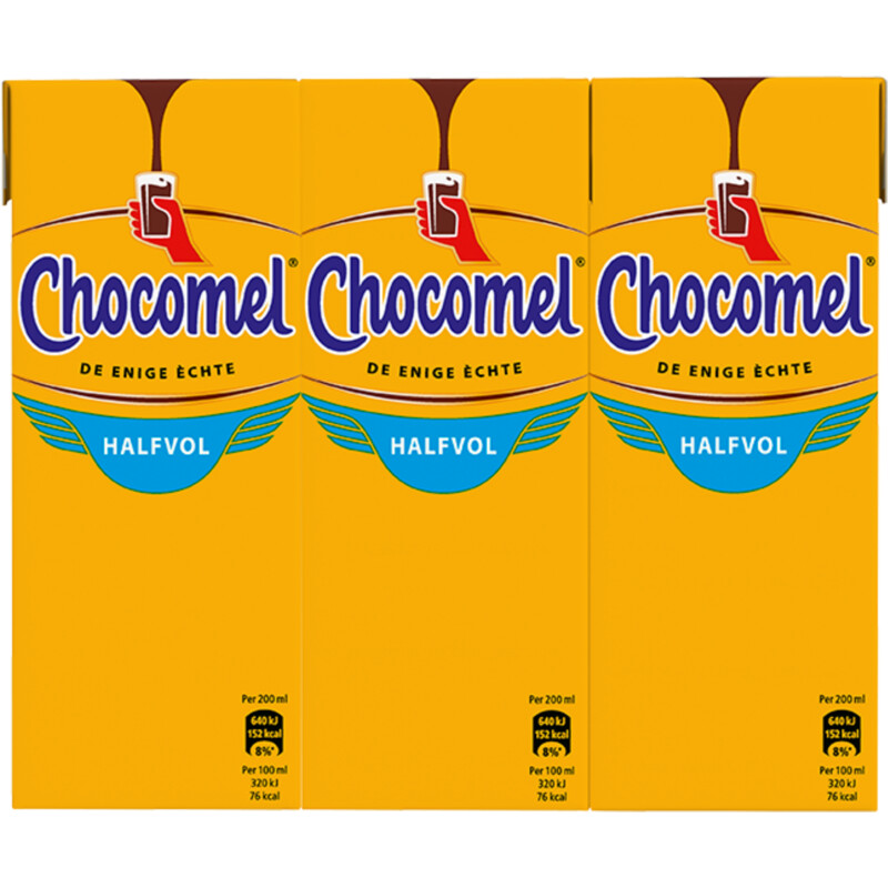 Een afbeelding van Chocomel Halfvol 6-pack