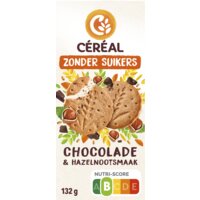 Een afbeelding van Céréal Chocolade hazelnootkoeken zonder suikers