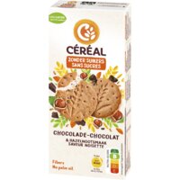 Een afbeelding van Céréal Chocolade hazelnootkoeken zonder suikers