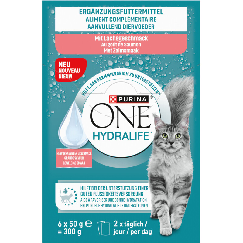 Een afbeelding van Purina ONE Hydralife met zalmsmaak
