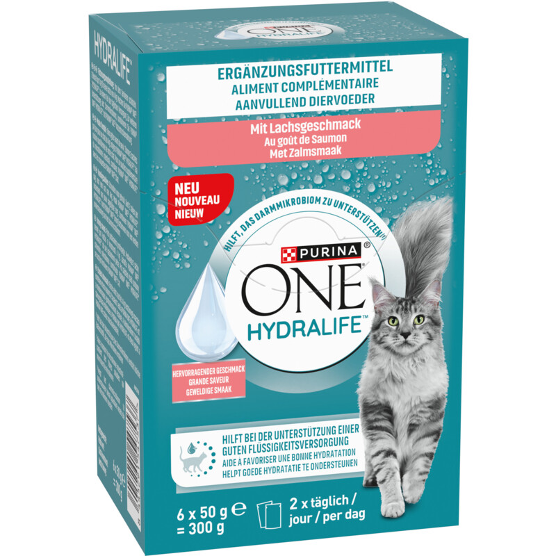 Een afbeelding van Purina ONE Hydralife met zalmsmaak