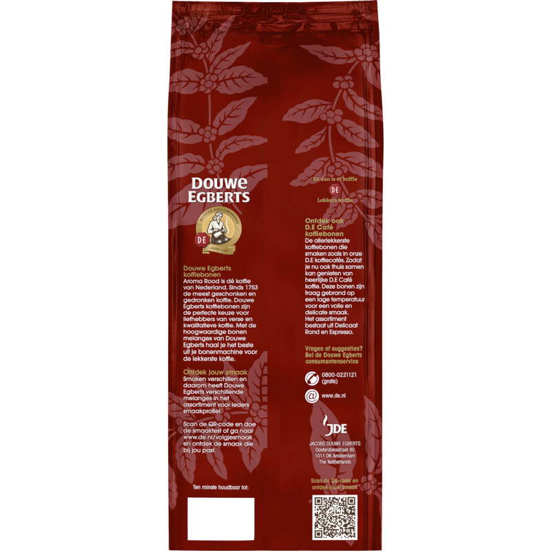 Een afbeelding van Douwe Egberts Aroma rood bonen voordeelpak