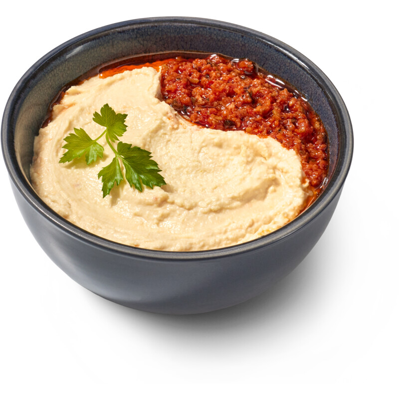 Een afbeelding van AH Terra Plantaardige hummus tomaat olijf