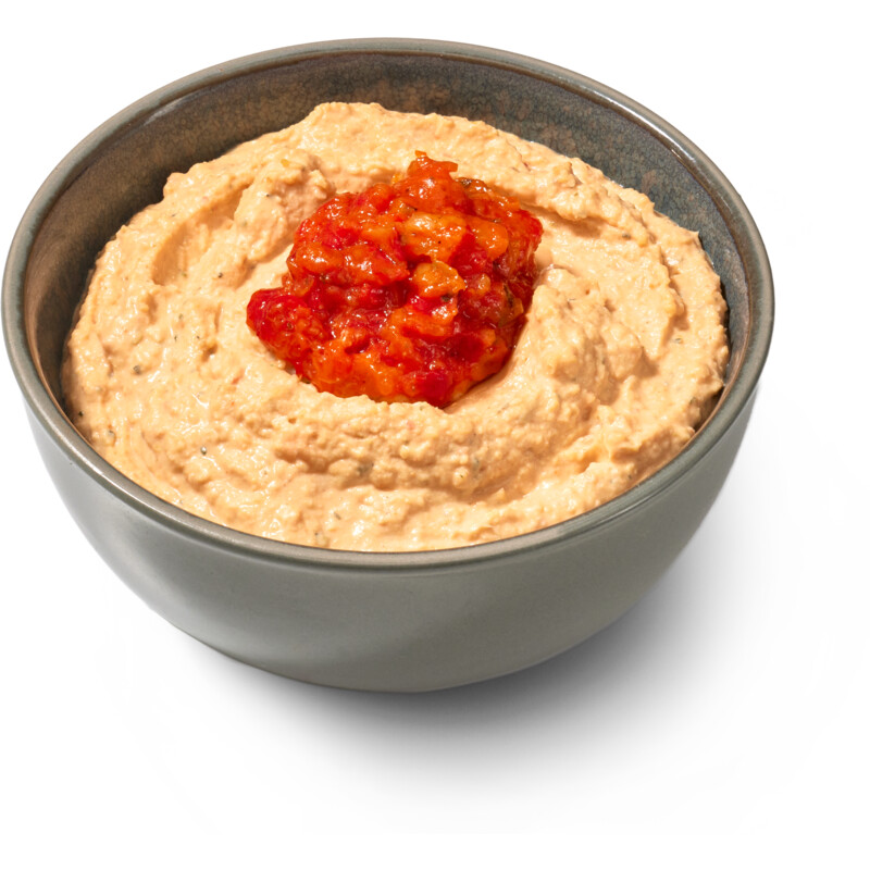 Een afbeelding van AH Terra Plantaardig hummus harissa
