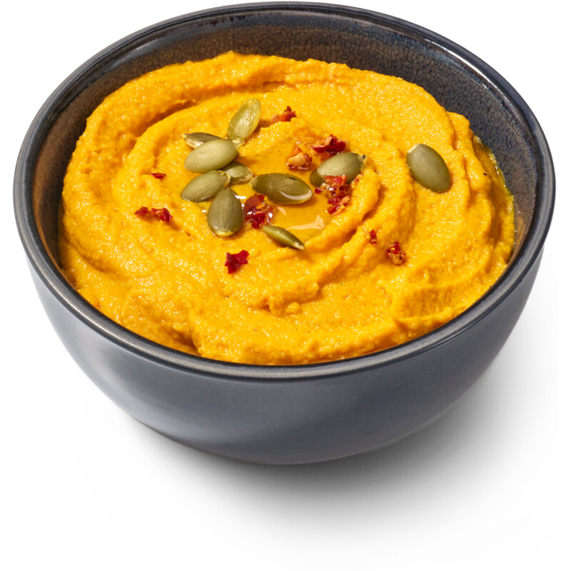 Een afbeelding van AH Terra Plantaardig zoet aardappel spread madras