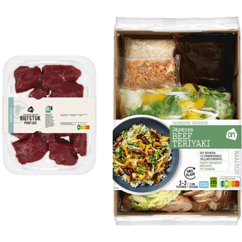 Een afbeelding van AH Gesneden Japanse Teriyaki Verspakket