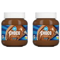 Een afbeelding van AH Chocoladepasta melk 2-pack