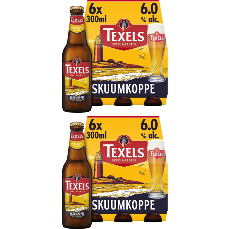 Een afbeelding van Texels Skuumkoppe speciaalbier 12-pack