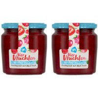 Een afbeelding van AH Fruitspread viervrucht 81% 2-pack