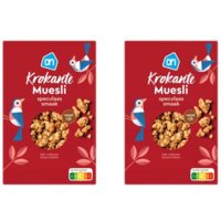 Een afbeelding van AH Krokante muesli speculaas smaak 2-pack