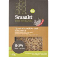 Een afbeelding van Smaakt Lijnzaadcrackers maanzaad less carb