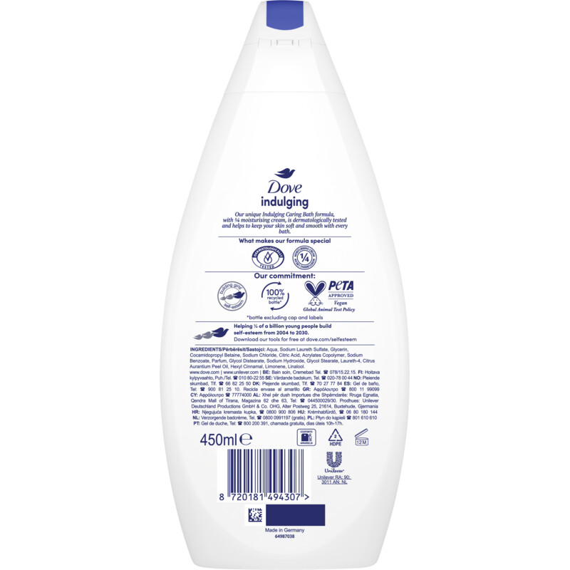 Een afbeelding van Dove Indulging cream bath