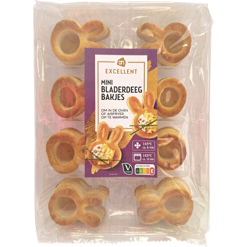 Een afbeelding van AH Excellent Mini bladerdeeg bakjes