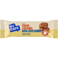 Een afbeelding van Wecare Lower carb bar fudge caramel