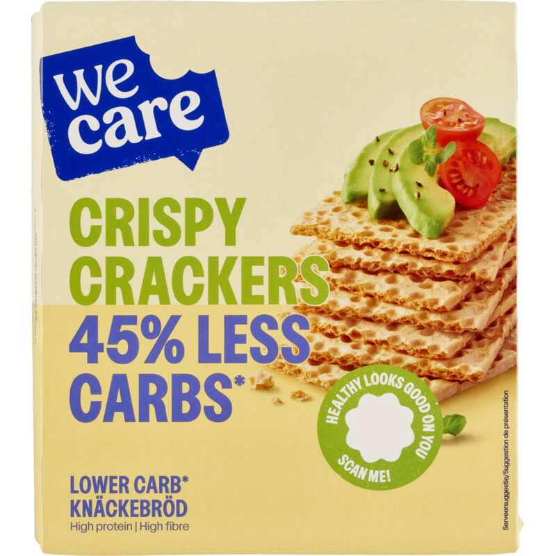 Een afbeelding van Wecare Lower carb crispy crackers