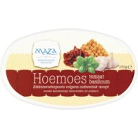 Een afbeelding van Maza Hoemoes tomaat basilicum