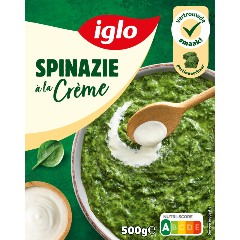 Een afbeelding van Iglo Spinazie à la crème