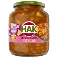Hak Bonenschotel zoetzuur